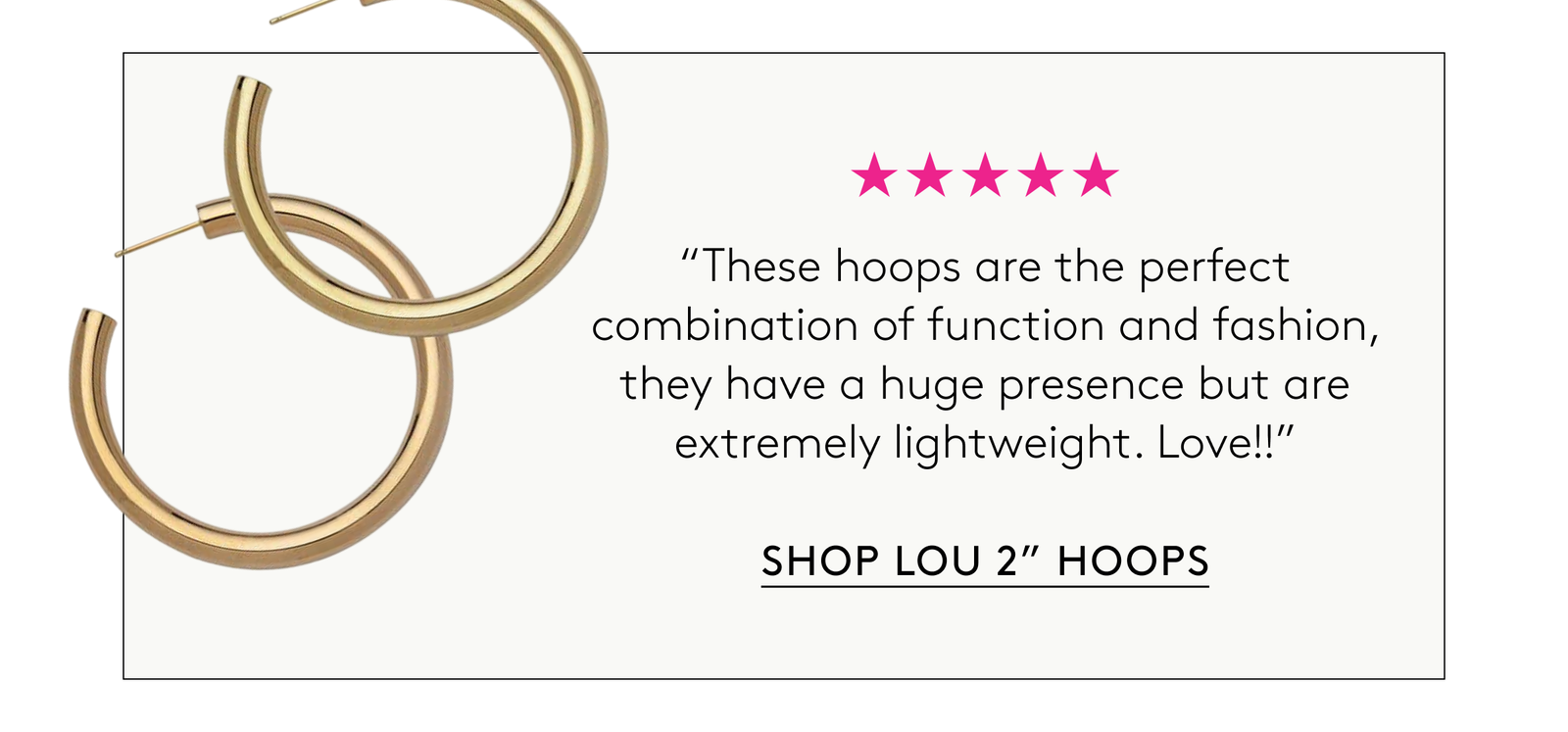Shop Lou 2" Hoops