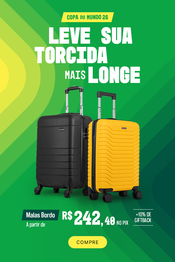 Malas bordo para quem vai torcer pelo Brasil na COPA do Mundo 2026