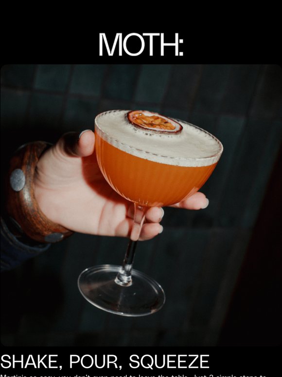 3 steps to a perfect martini
