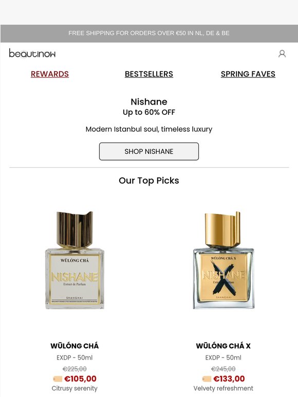 🔥 Don't Miss 60% OFF Nishane Fragrances!