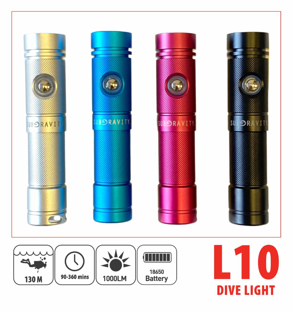 SubGravity L10 1000 Lumen Dive Light