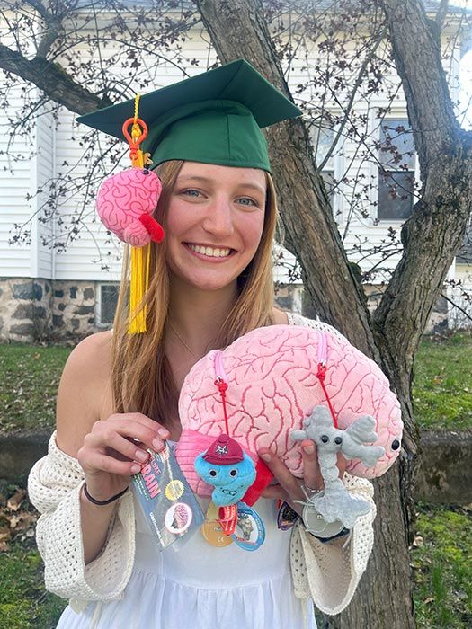 Graduate with Deluxe Brain plush