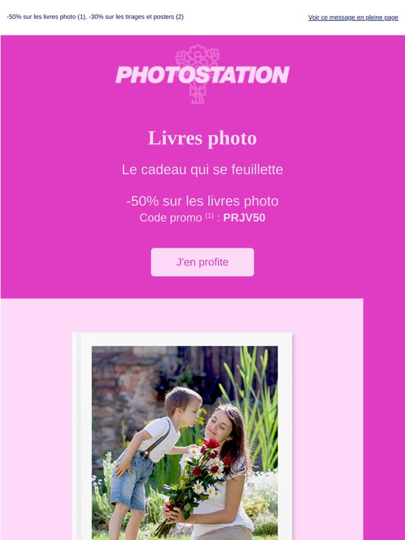 Transformez vos photos en cadeau inoubliable