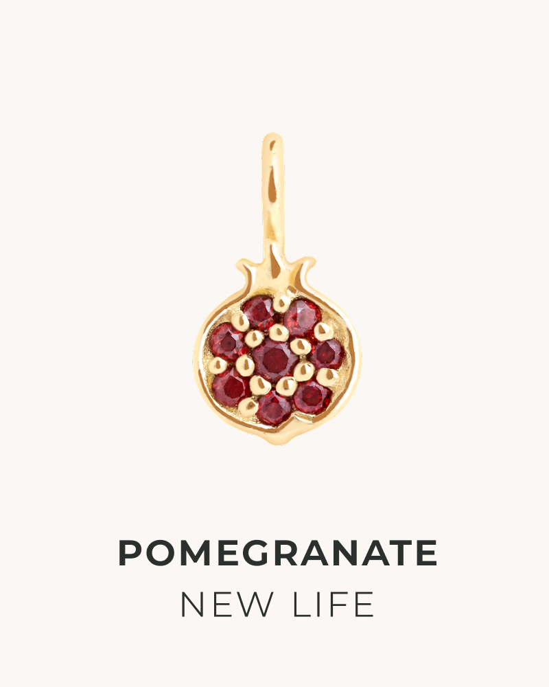 Pomegranate charm