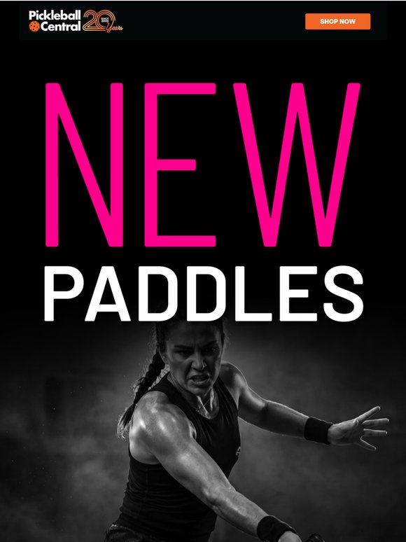 New Paddles & Brands on Pickleball Central