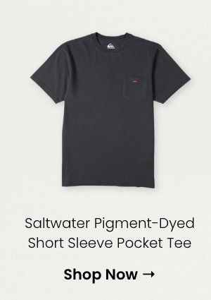 Saltwater Pigment-Dyed Short Sleeve Pocket Tee