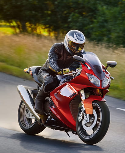 red motorcycle
