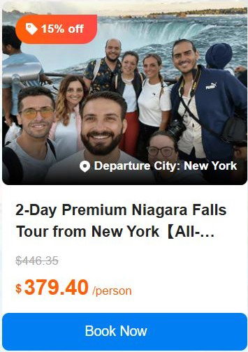 2-Day Premium Niagara Falls Tour from New York【All-Inclusive | Stress-Free Travel】: Watkins Glen State Park, Finger Lakes, Horseshoe Falls 4.9 (704 reviews) Tour Code: 597