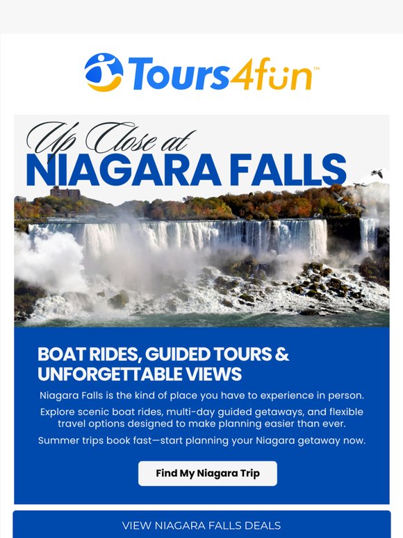 Niagara Falls Getaway Deals! 🌊