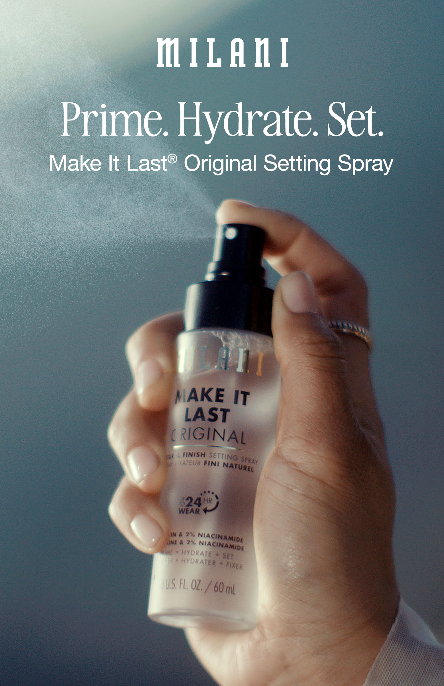 Prime. Hydrate. Set 