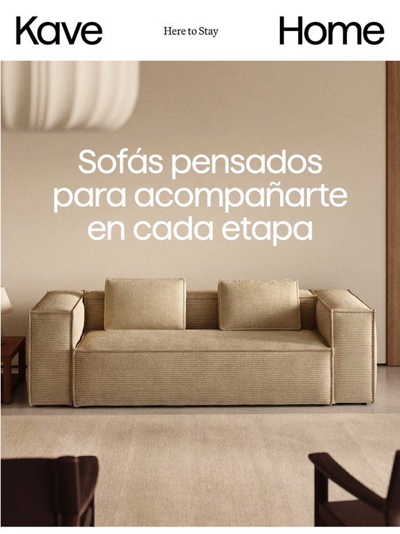 Un sofá que cambia contigo