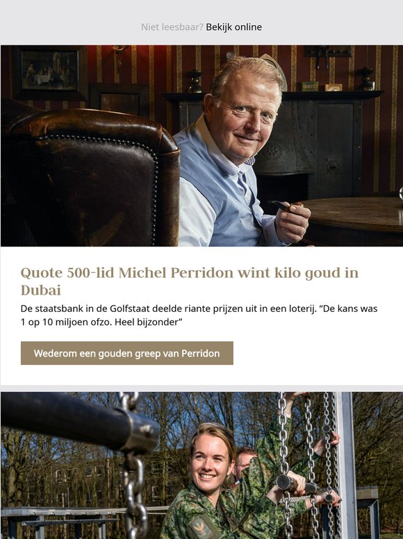 Berucht landgoed van ex-autocoureur komt onder de veilinghamer & Quote 500-lid Michel Perridon wint kilo goud in Dubai