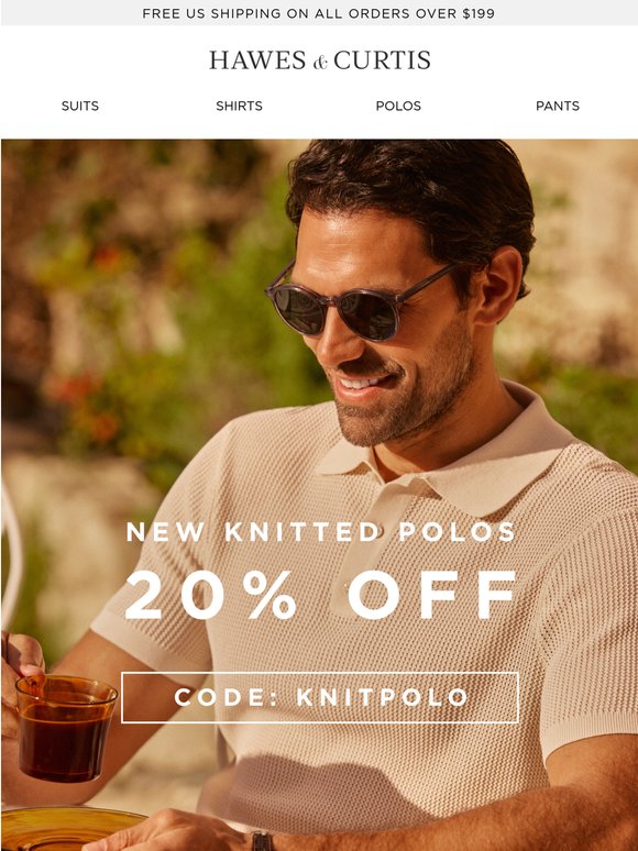 20% Off New Knitted Polos