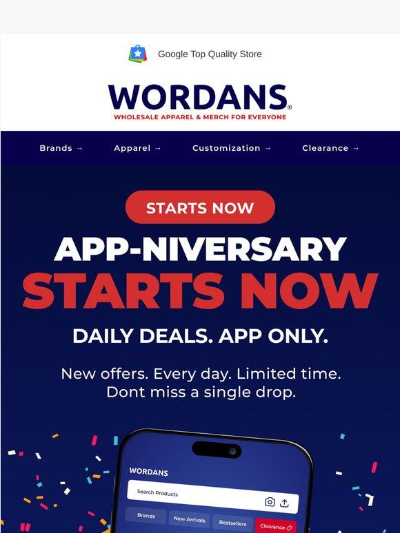 App-niversary Starts Now! 🎉 Daily Deals Inside