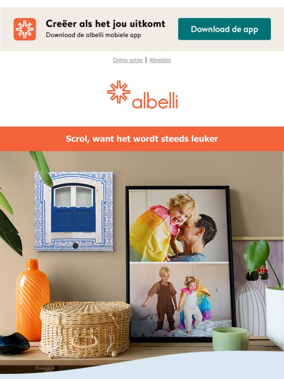 Hallo… 30% korting op wanddecoratie vanaf € 40 👋