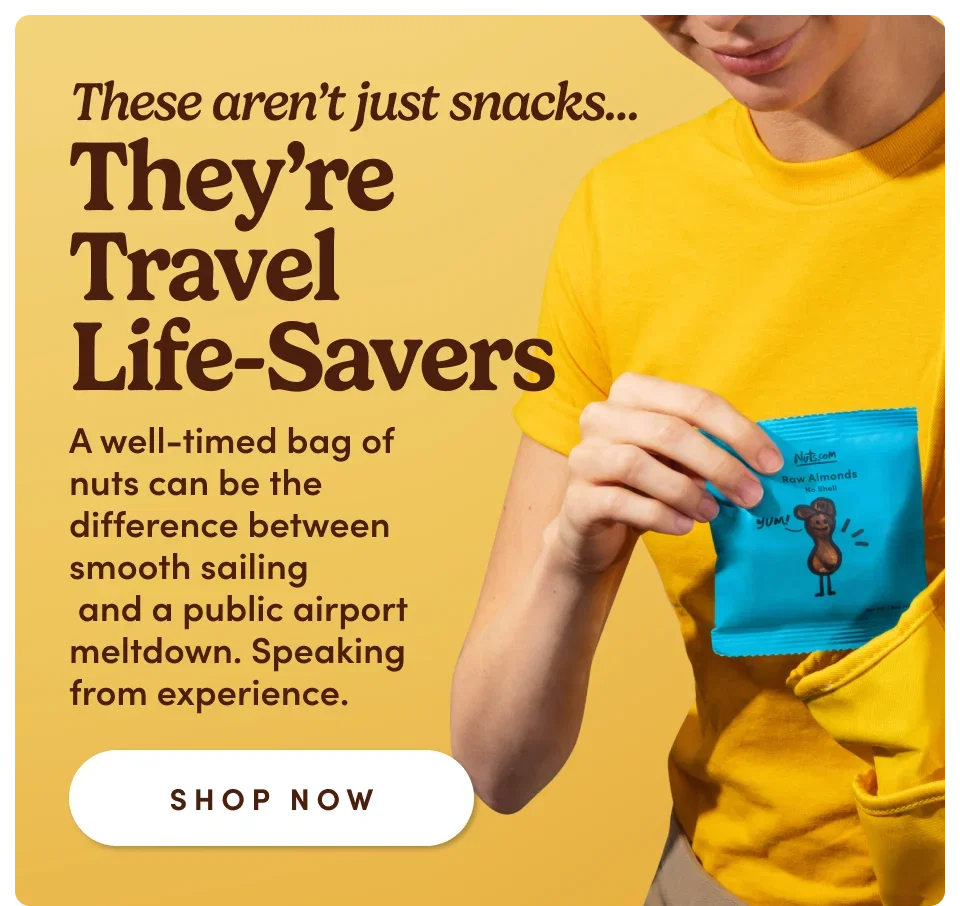 These aren't just snacks...They’re Travel  Life-Savers