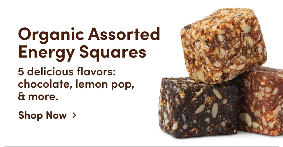 Organic Assorted Energy Squares