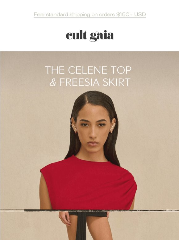 THE CELENE TOP & FREESIA SKIRT