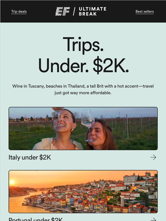 How life feels when trips are under $2K: 💗️😝🌈🐬✨