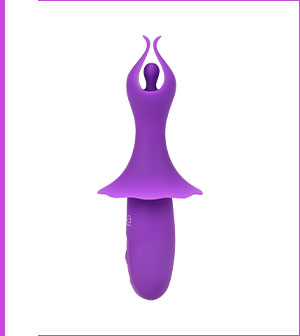 Maia Sienna Fluttering Silicone Vibrator