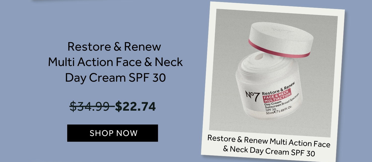 Restore & Renew Multi Action Face & Neck Day Cream SPF 30