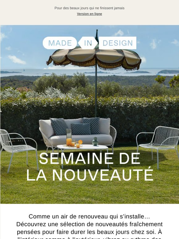 Faites place à la semaine de la nouveauté 🌸