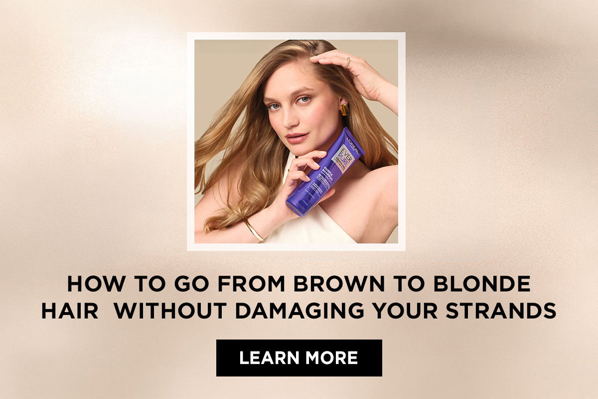 go from brown to blonde