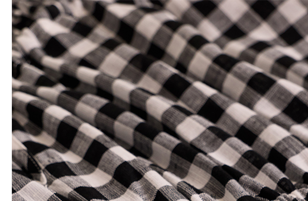 Emily Linen Gingham Midi Dress