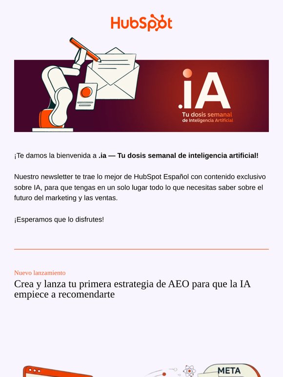 🤖 IA sin complicaciones: ¡Apúntate al Reto de AEO de HubSpot!
