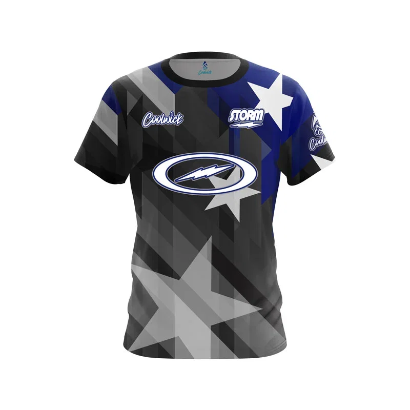 Image of Storm Natalie Kent Blue Line CoolWick Bowling Jersey