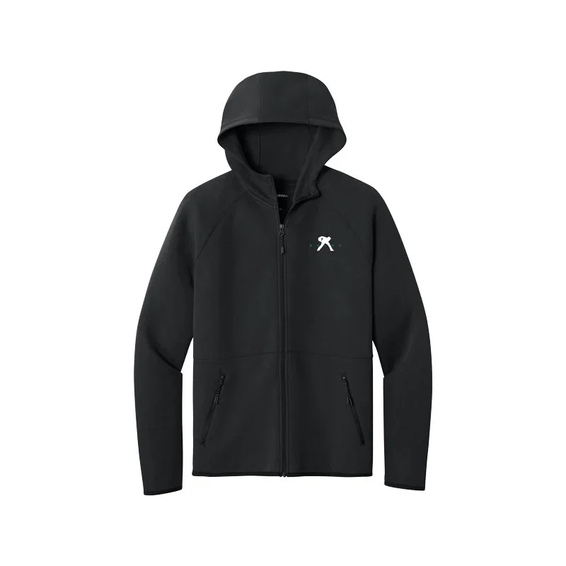 Image of Belmo Men's Phenom Bowling Full Zip Hoodie - Black, XL