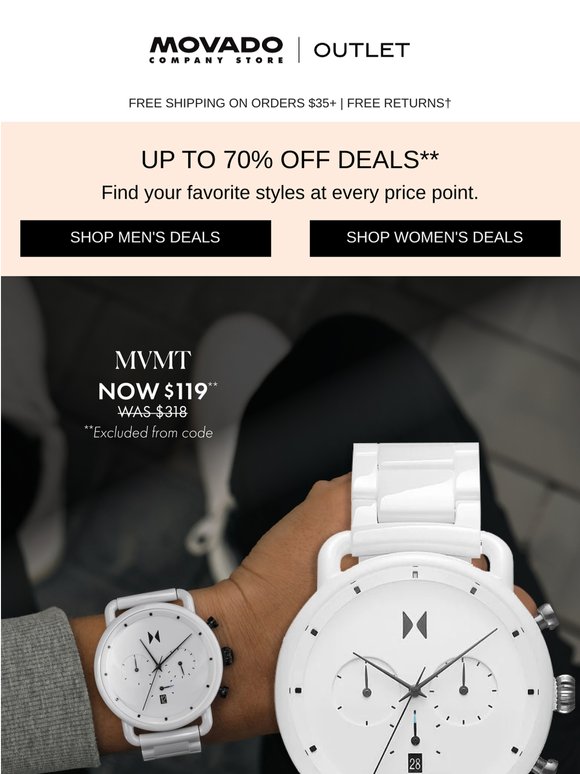 Up to 70% Off Deals