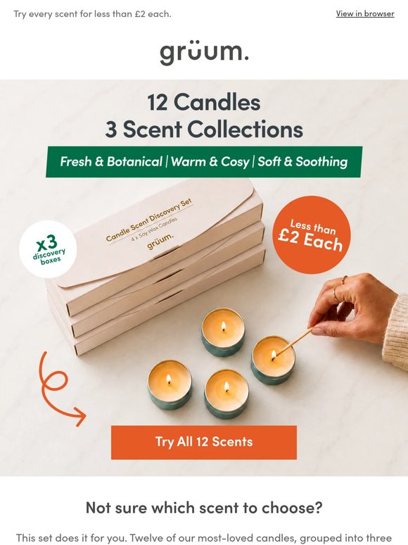 12 Candles For £22.95 🕯️
