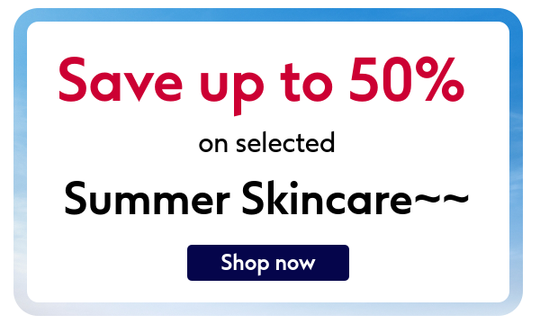 Save on summer skincare!