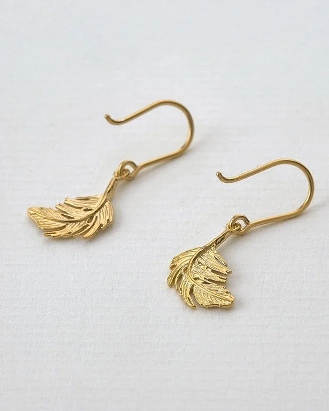 Little Feather Hook Earrings