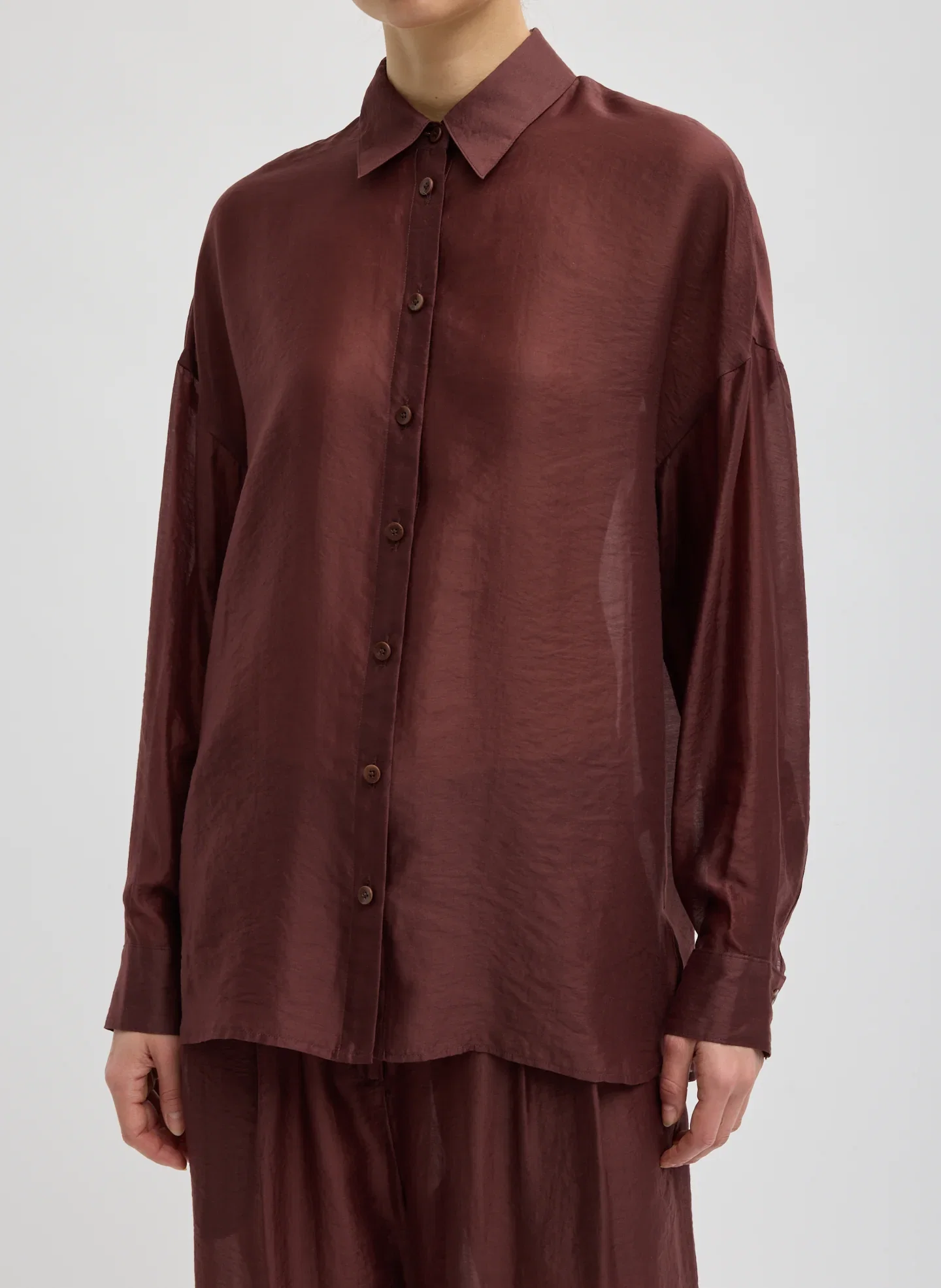 Image of Summer Voile Oversized Shirt