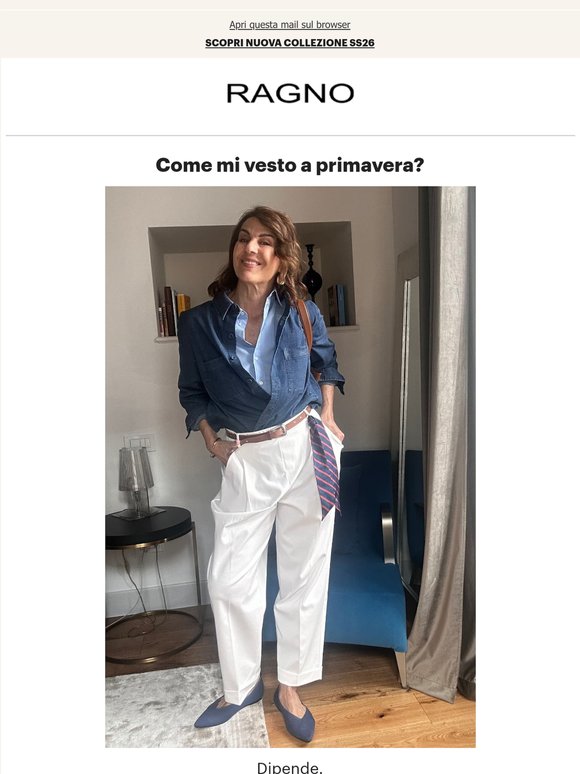 L’arte di vestirsi a strati, a primavera