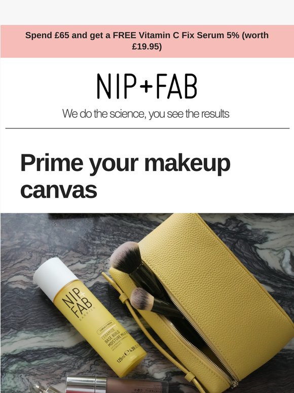 Prime your makeup canvas with Ceramides