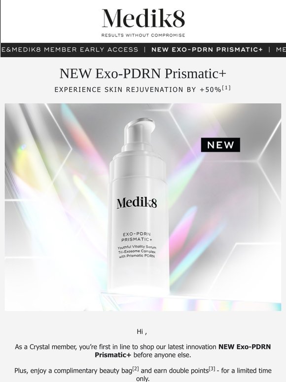Exclusive early access: NEW Exo-PDRN Prismatic+