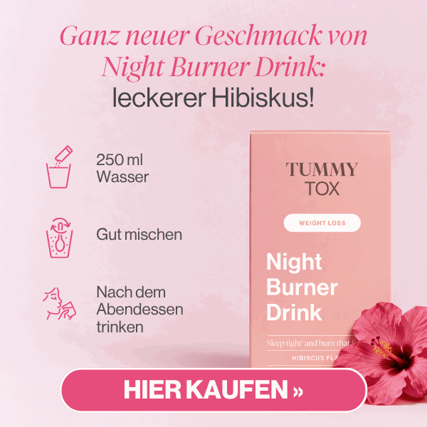 Ganz neuer Geschmack von Night Burner Drink: leckerer Hibiskus!