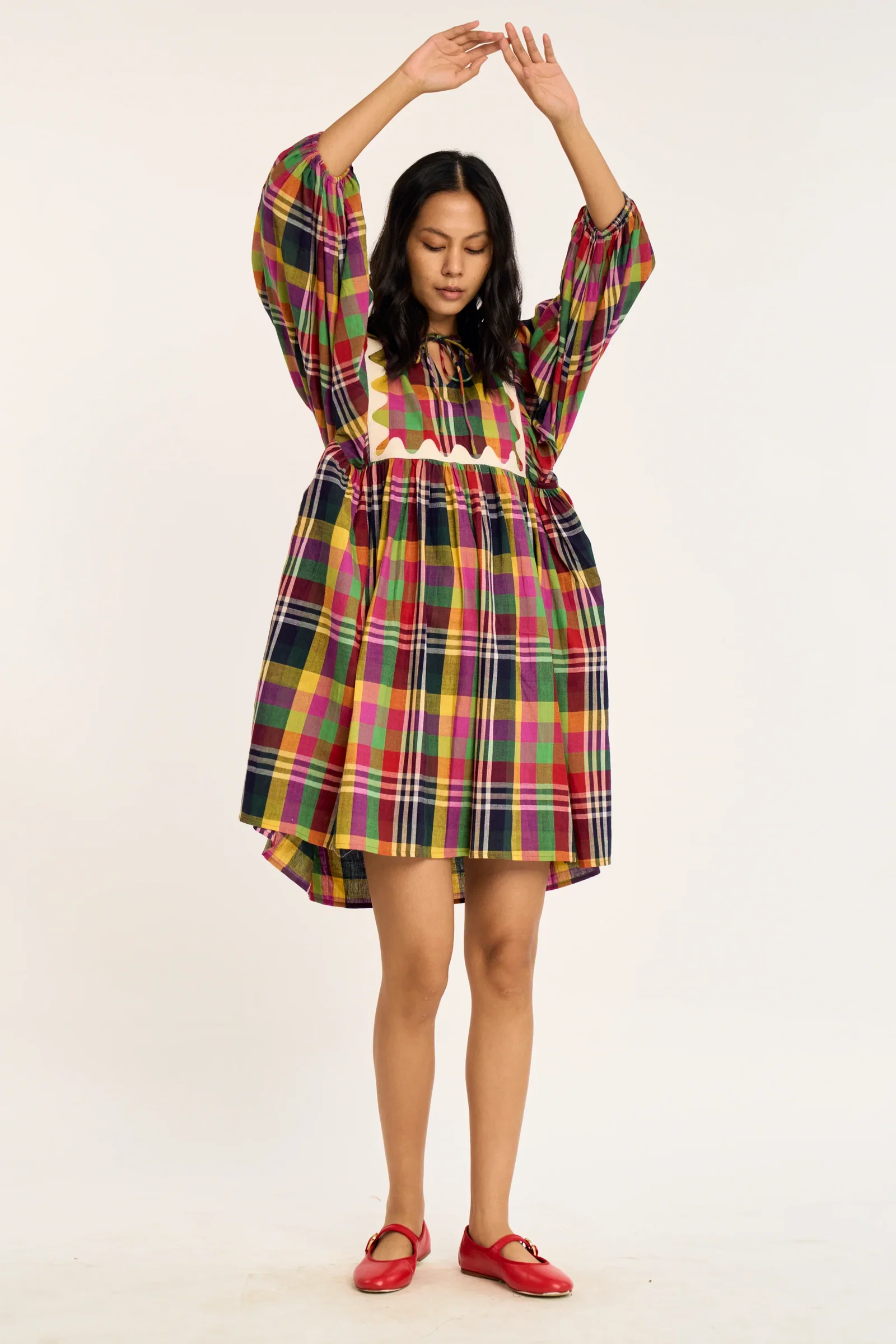 Image of WISP DRESS | MOROCCO CHEX
