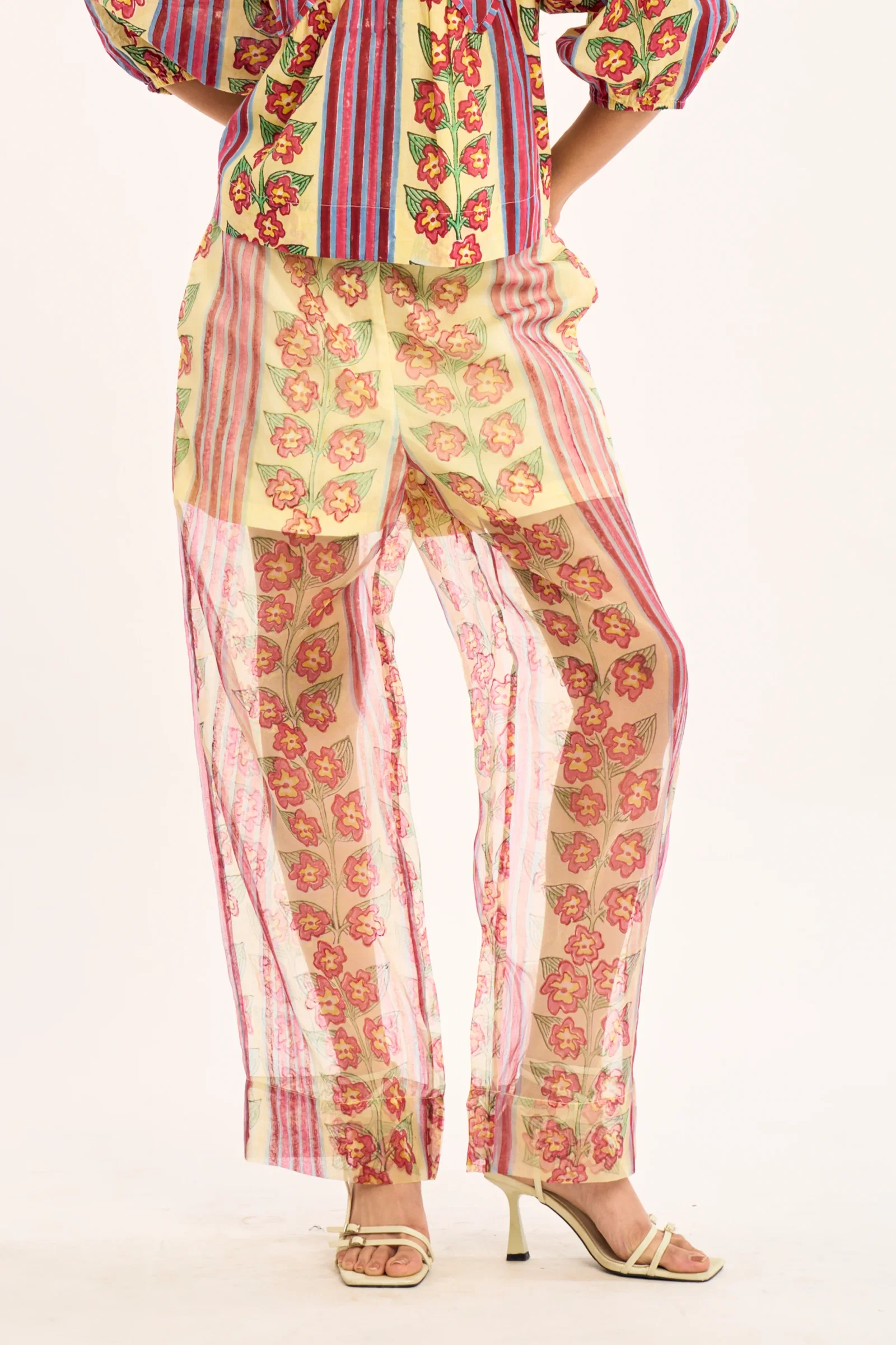 Image of BOMBAY PANTS | BUTTERCREAM IRIS