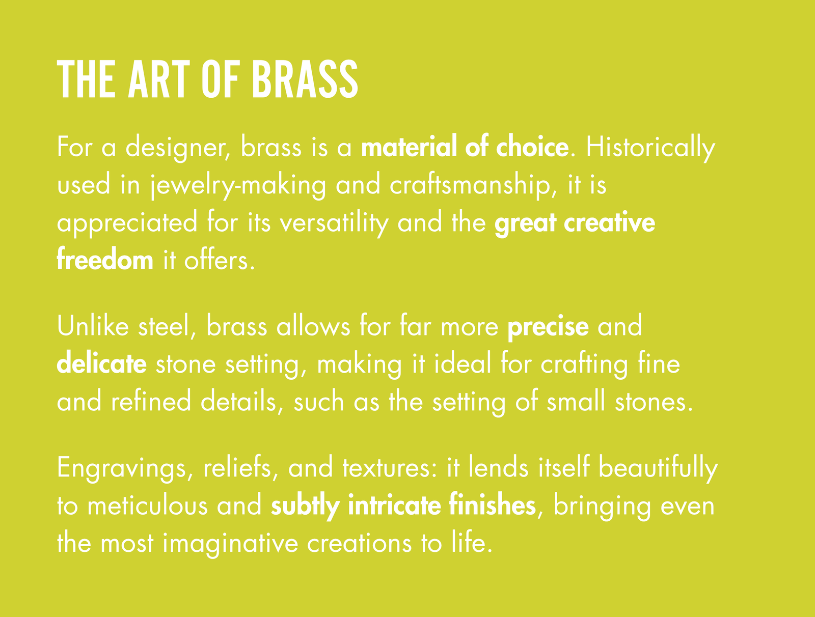 The art of brass