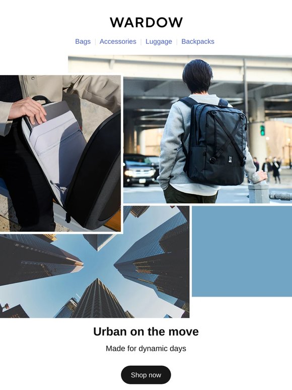 Luggage that keeps up with your day