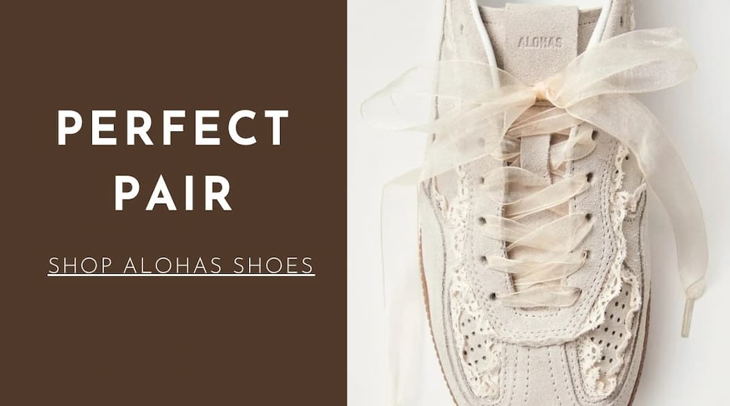 Alohas shoes makes the PERFECT PAIR to match your cottage outfit 