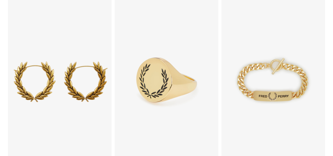 A selection of Fred Perry Jewellery