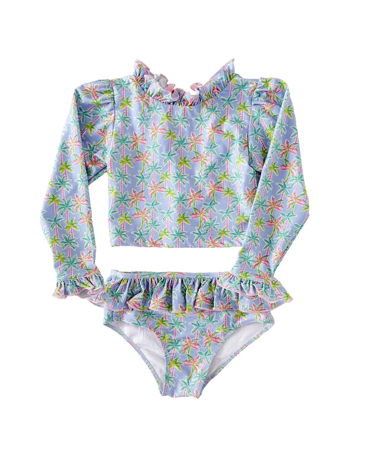 Image of Palmetto Palms Long Sleeve Bikini