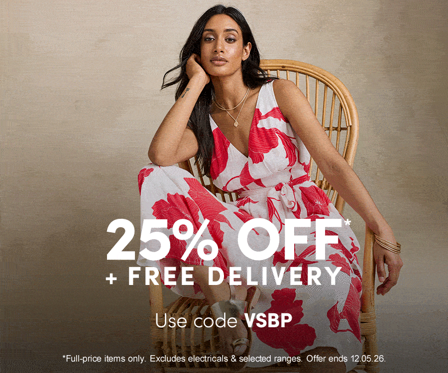 25% Off + Free delivery