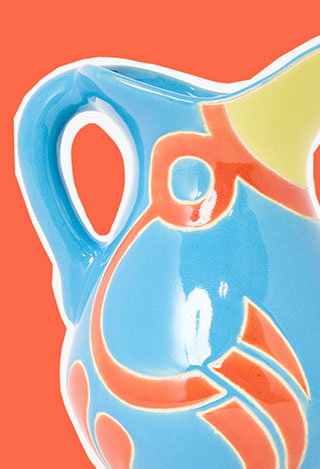 Parrot Ceramic Vase