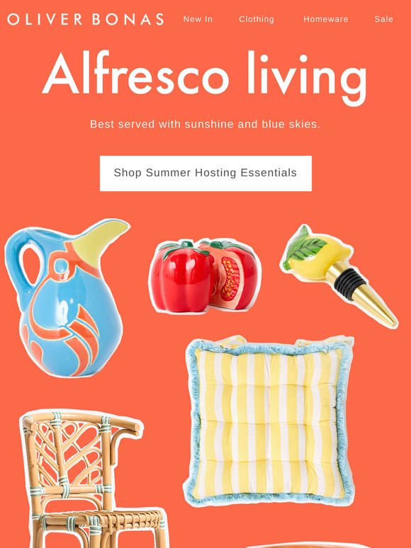 New in | Alfresco living